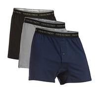 Fishers Finery Mens Relaxed Stretch Knit Boxers; Modal Cotton Microfiber Blend - Multi - Medium