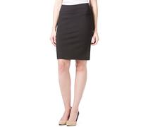 Fishers Finery Women's Ecofabric Ponte Pull On Stretch Above Knee Classic Pencil Skirt, Fitted