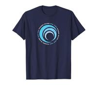 Fishers Island NY Beach Retro Vintage Wave T-Shirt