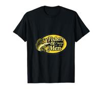 Fishers Matthew 4:19 Christian Bass Fishing Gospel T-Shirt