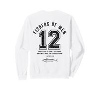Fishers of Men 12 Disciples Christian Dad Bible Verse Sweatshirt