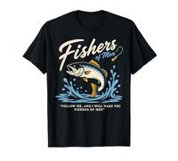 Fishers of Men Christian Faith Jesus Religious Scripture T-Shirt