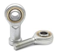 Fisheye Joint Female Piston Rod End Ball Head Universal Pneumatic Cylinder U Fitting Mounting Knuckle Bearing Internal Thread*2pcs(Hole 6mm)