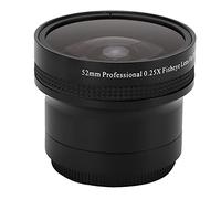 Fisheye Lens, 52MM 0.25x Super Macro Camera Fisheye Lens, Thread Lens for Nikon DSLR SLR Camera