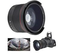 Fisheye Lens - 58MM 0.35X Wide Angle Lens for most of SLR Camera and Digital Camera - Fisheye Adapter is Compatible with 58MM Lenses Only default