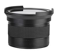 Fisheye Lens Adapter - Durable Metal Construction, 58MM Screw - On for Wide - Angle Distorted Photography, Compatible with Most DSLR and Digital Cameras