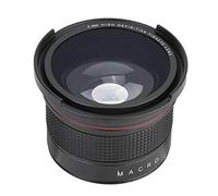 Fisheye Wide Angle Lens, Fisheye 58MM 0.35X Wide Angle Lens for SLR DSLR Camera Black