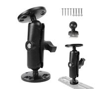 Fishfinder Mount with T-Bolt Track Base for Garmin Striker 4 / Plus 4 / Vivid 4cv,Kayak Boat Track Mount for Marine GPS,1" Ball Round Base with AMPS Hole,B Size 3.54" Medium arm