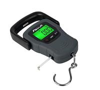 Fishfun Digital Fish Scale, Electronic Hanging Fish Weight Scale with Large Handle & Measuring Tape, 110lb/50kg Fishing Scale, 3 AAA Batteries Included, Fishing Gifts for Men