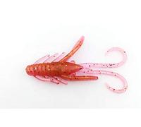 FISHIN ADDICT NANO-CRAY 40mm (1.5'') Crayfish Bug micro fishing lure soft plastic - 10 pack (RED DEVIL)