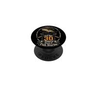 Fishing 30 Years Worth Of Fish Stories Angler Gift PopSockets Adhesive PopGrip