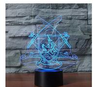 Fishing 3D Lamp USB Led 3D Night Light Remote Touch Switch 7 Color Change Indoor Lamp Hook Carp Fish Desk Lamp for Toy Gift