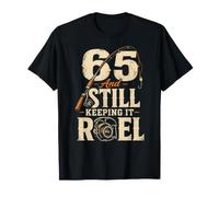 Fishing 65th Birthday Still Keeping It Reel Gift T-Shirt