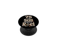 Fishing 75th Birthday Still Keeping It Reel Gift PopSockets Adhesive PopGrip