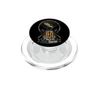 Fishing 80 Years Worth Of Fish Stories Angler Gift PopSockets PopGrip for MagSafe