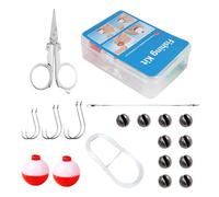 Fishing Accessories Kit, Multifunctional Supplies Set, Twenty-Four Pieces | Fishing Terminal Accessories - for Bass, Trout, Catfish in Saltwater, Shore, Pier, Pond, and Lake, for Men