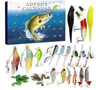 Fishing Advent Calendar 2024 - 24 Days of Fishing Accessories for Men, Women, Dad, Grandfather (Fh2)