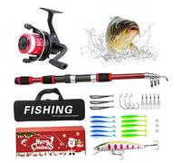 Fishing Advent Calendar 2024 Fishing Tackle Advent Calendar with Lures Christmas Countdown for Fisher Men