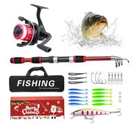 Fishing Advent Calendar 2025 1 Set Fishing Tackle Advent Calendar Lure 2025 Christmas Countdown for Xmas Gifts Fisher Adult Men Teen Boys