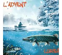 Fishing Advent Calendar 2025 For Men, Fish Kit Christmas Calendar 2025, L' Advent' Lures Fishing Blind Box, Advent Calendar Gift for Father, Grandpa, Brother (E)