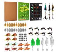 Fishing Advent Christmas, 24 Days Saltwater Bait - Fishing Lure Advent Countdown Calendar - For Anglers and Fishermen as Stocking Fillers Party Gift for Outdoor Adventures on Lakes Rivers