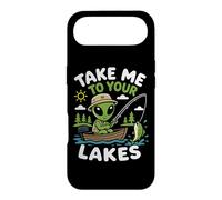 Fishing Alien Lake Life Angler UFO Abduction Spaceship Case for iPhone Air