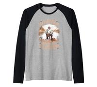 Fishing All Men are Created Equal in Their Seventies Raglan Baseball Tee