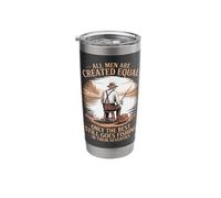 Fishing All Men are Created Equal in Their Seventies Stainless Steel Insulated Tumbler