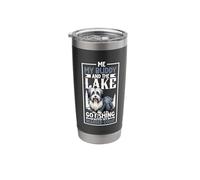 Fishing and Bearded Collie Stainless Steel Insulated Tumbler