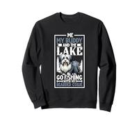 Fishing and Bearded Collie Sweatshirt