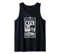 Fishing and Bearded Collie Tank Top