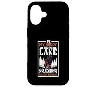 Fishing and Belgian Sheepdog Case for iPhone 16