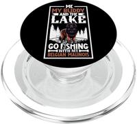 Fishing and Belgian Sheepdog PopSockets PopGrip for MagSafe