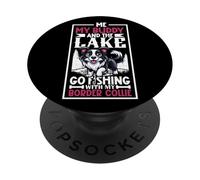 Fishing and Border Collie PopSockets Adhesive PopGrip
