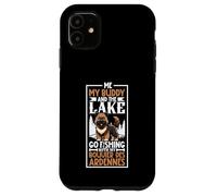 Fishing and Bouvier des Ardennes Case for iPhone 11