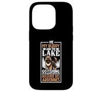 Fishing and Bouvier des Ardennes Case for iPhone 14 Pro