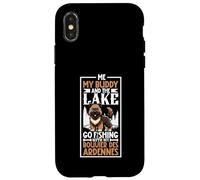 Fishing and Bouvier des Ardennes Case for iPhone X/XS