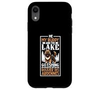 Fishing and Bouvier des Ardennes Case for iPhone XR