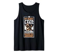 Fishing and Bouvier des Ardennes Tank Top
