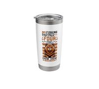 Fishing and Chow Chow Stainless Steel Insulated Tumbler