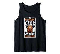 Fishing and Chow Chow Tank Top