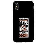 Fishing and Continental Bulldog Case for iPhone X/XS