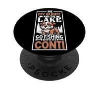 Fishing and Continental Bulldog PopSockets Adhesive PopGrip