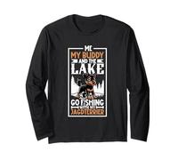 Fishing and German Jagdterrier Long Sleeve T-Shirt