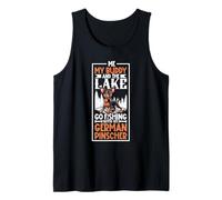 Fishing and German Pinscher Tank Top