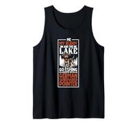 Fishing and German Wirehaired Pointer Tank Top