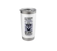 Fishing and Giant Schnauzer Stainless Steel Insulated Tumbler