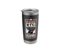 Fishing and Gordon Setter Stainless Steel Insulated Tumbler