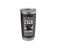 Fishing and Irish Water Spaniel Stainless Steel Insulated Tumbler