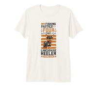 Fishing and Lancashire Heeler Premium T-Shirt